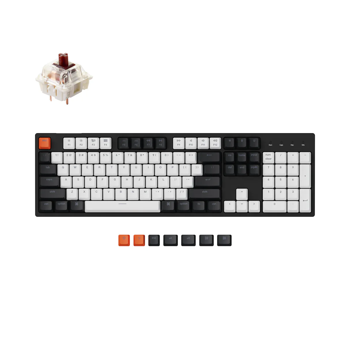 Keychron C2 Wired Mechanical Keyboard - Image 7