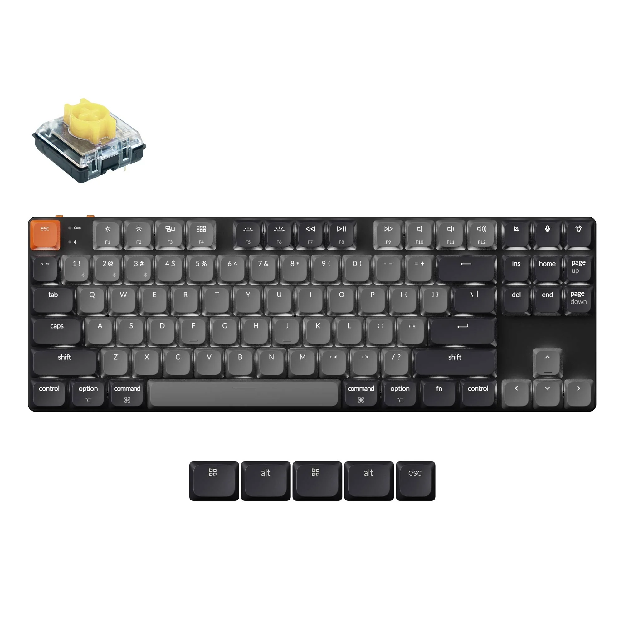Keychron K1 QMK Wireless Mechanical Keyboard (Version 6) - Image 3