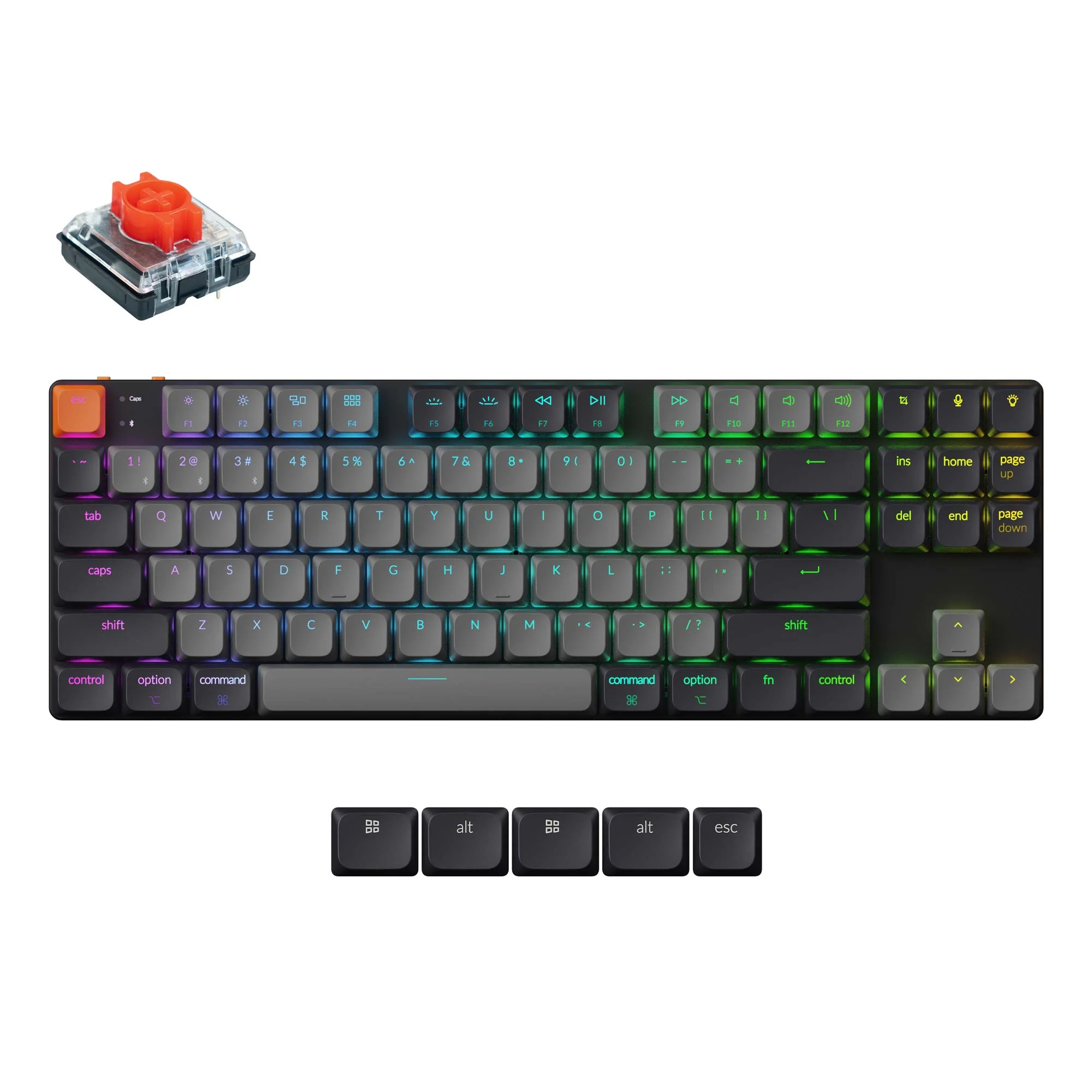 Keychron K1 QMK Wireless Mechanical Keyboard (Version 6) - Image 4