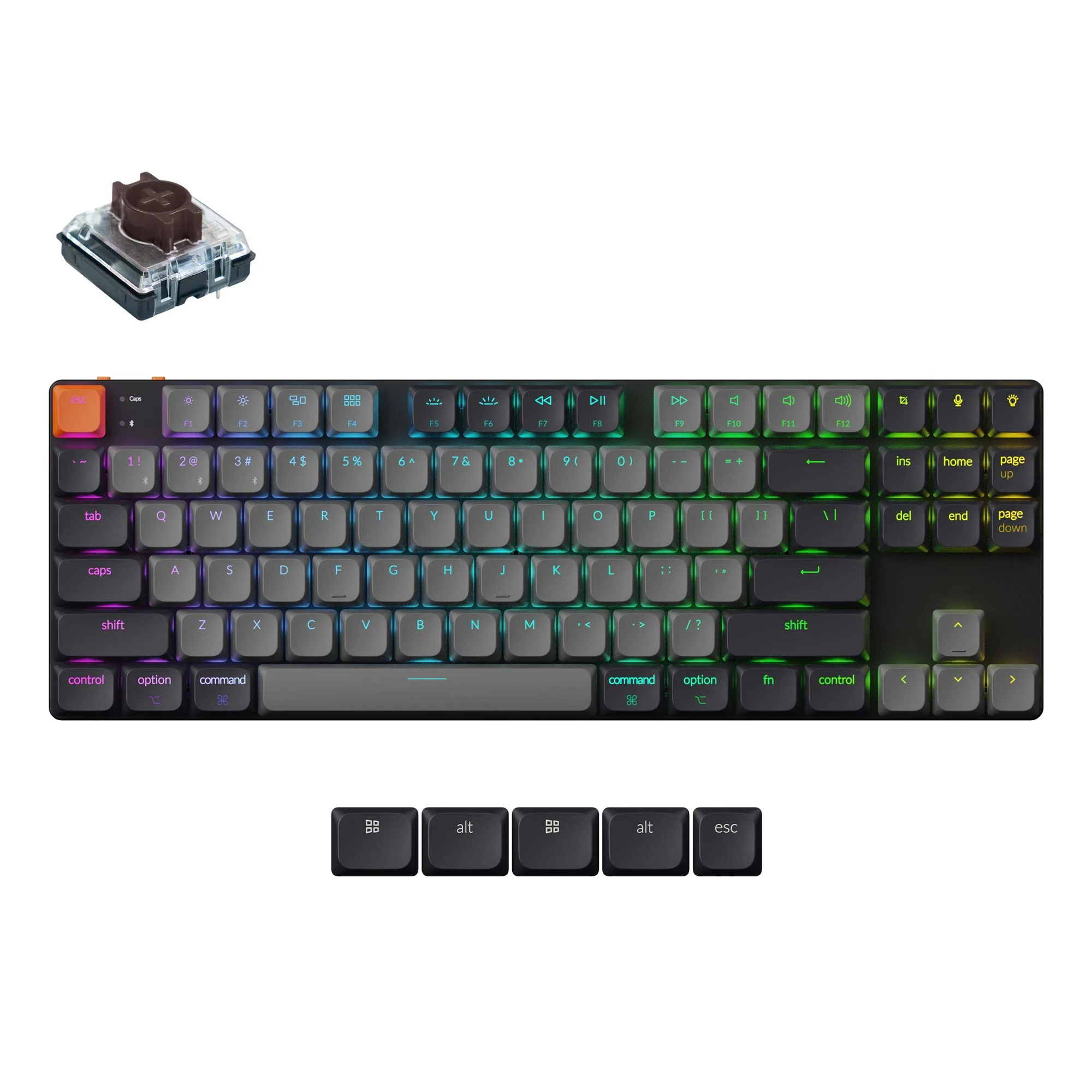 Keychron K1 QMK Wireless Mechanical Keyboard (Version 6) - Image 5