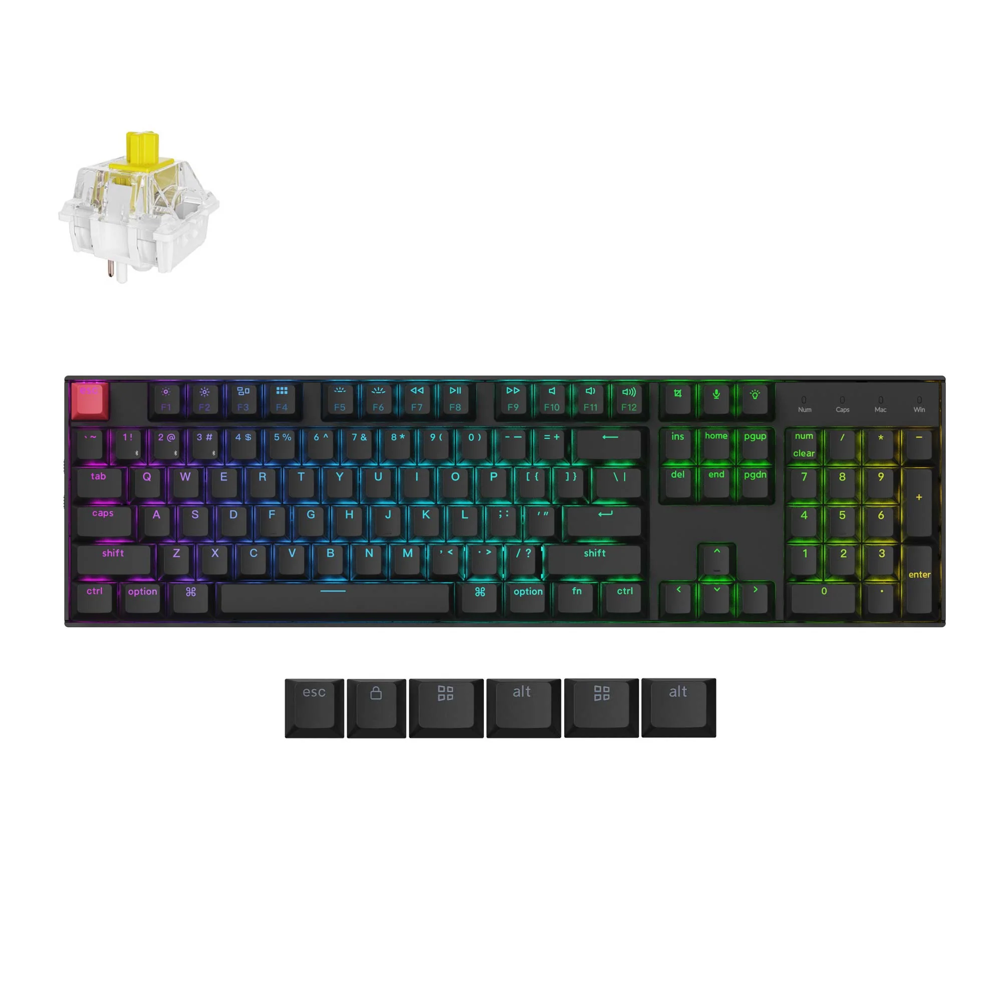 Keychron K10 QMK Wireless Mechanical Keyboard (Version 2) - Image 3