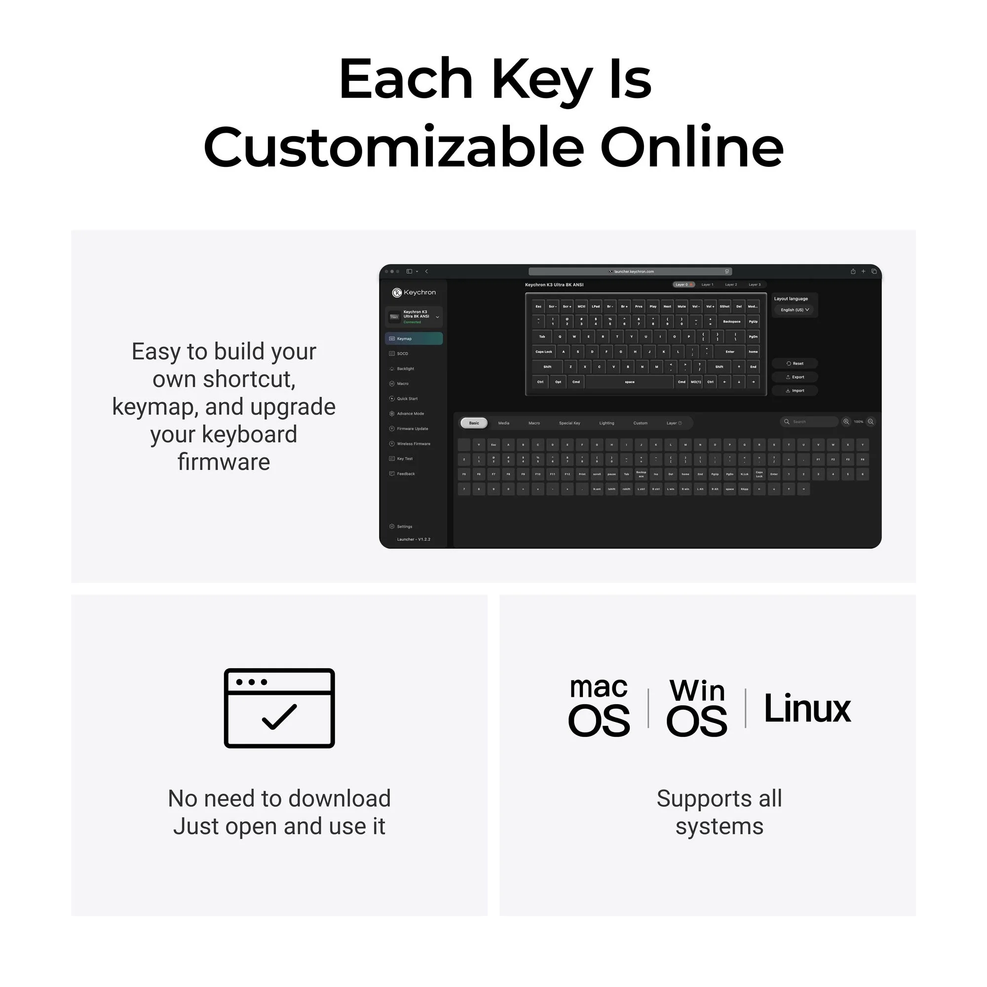 Keychron K3 Ultra 8K Wireless Custom Mechanical Keyboard - Image 8
