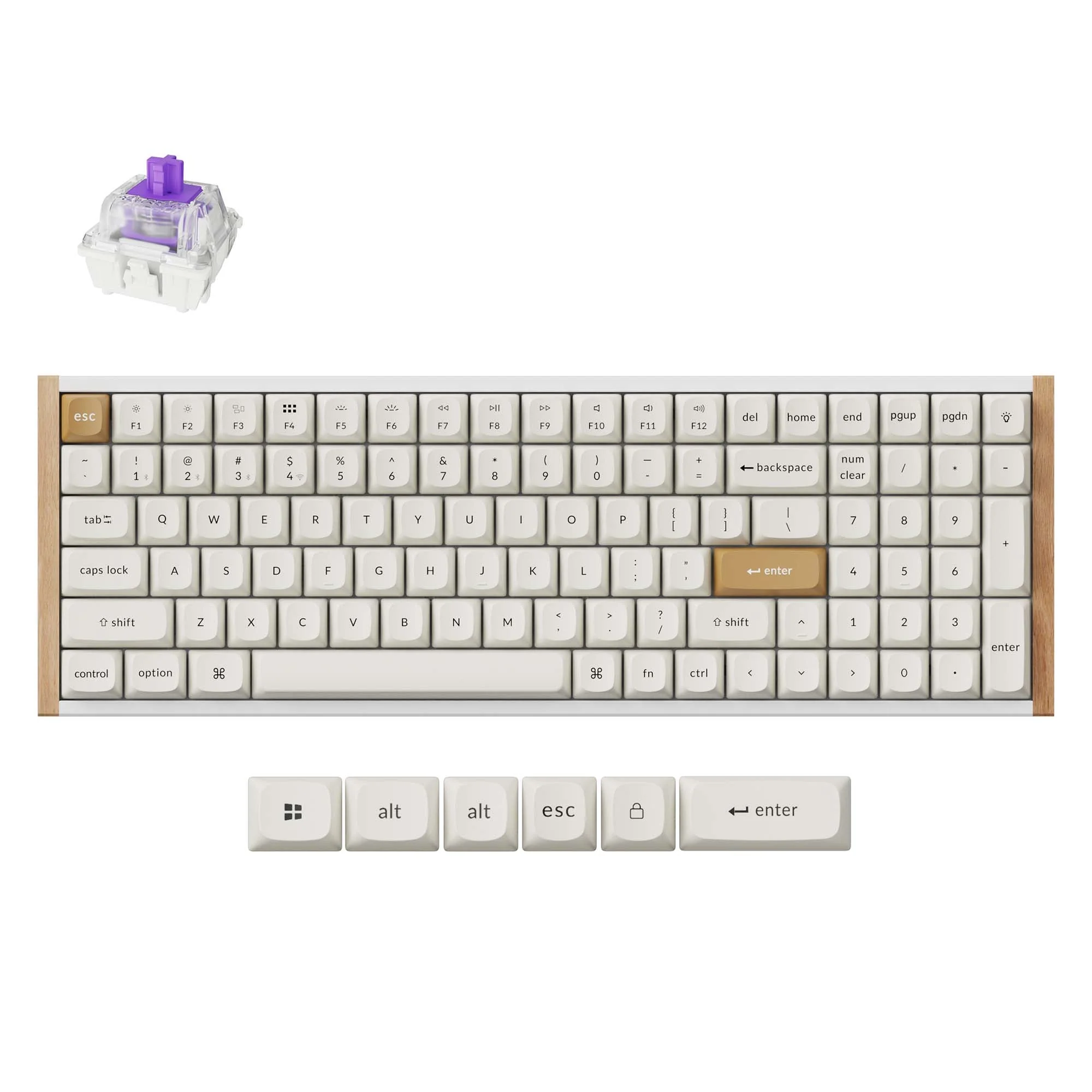 Keychron K4 HE Wireless Magnetic Switch Custom Keyboard - Image 8