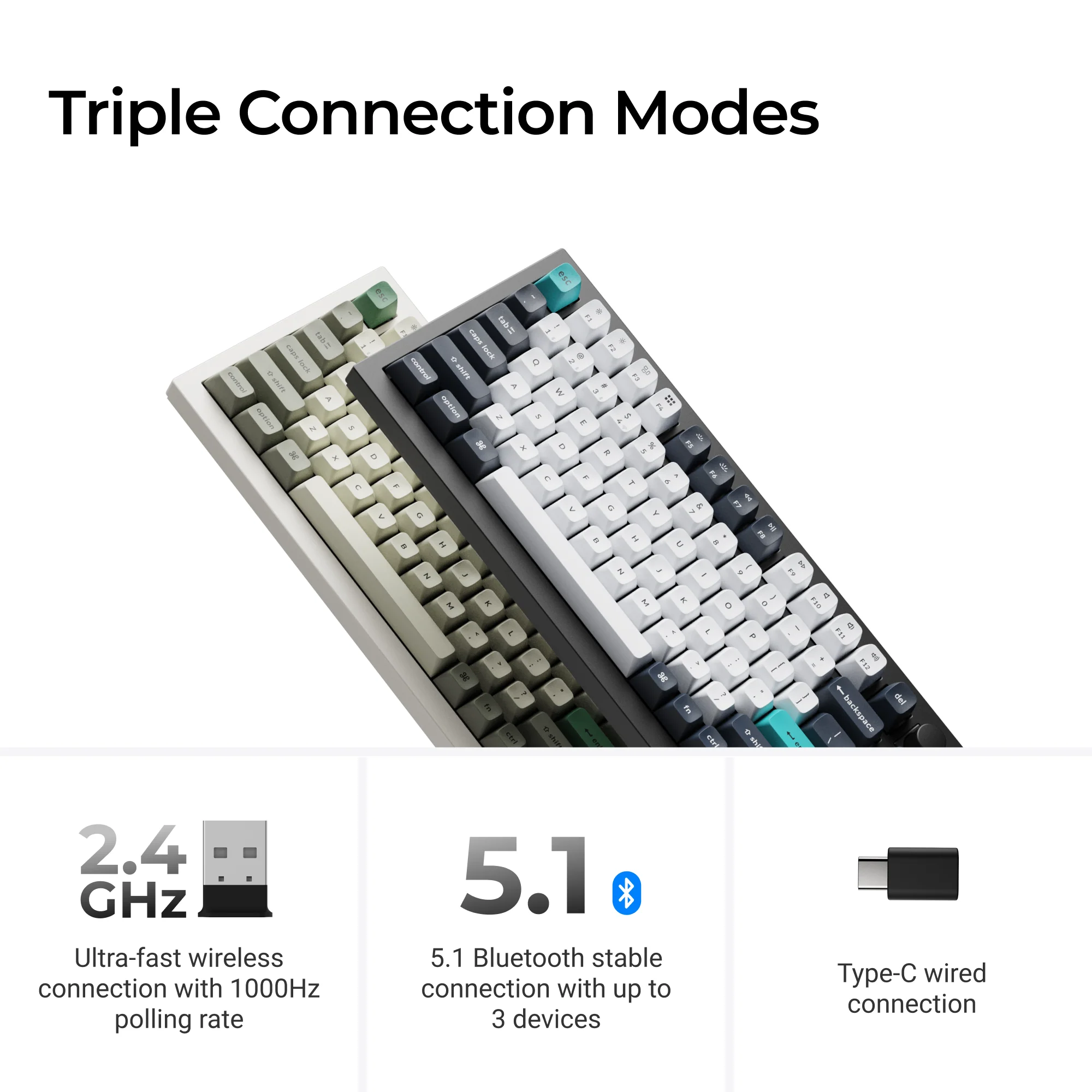 Keychron Q1 Max QMK/VIA Wireless Custom Mechanical Keyboard - Image 4