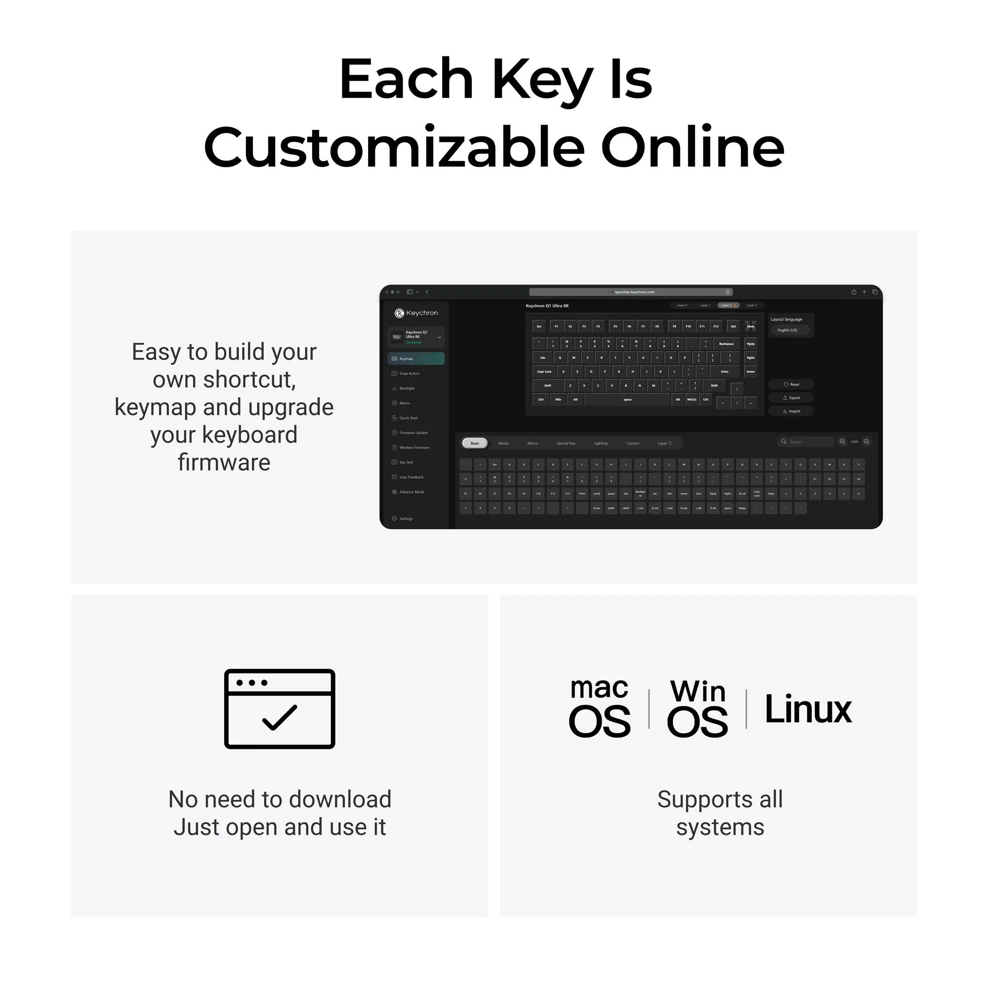 Keychron Q1 Ultra 8K Wireless Custom Mechanical Keyboard - Image 6