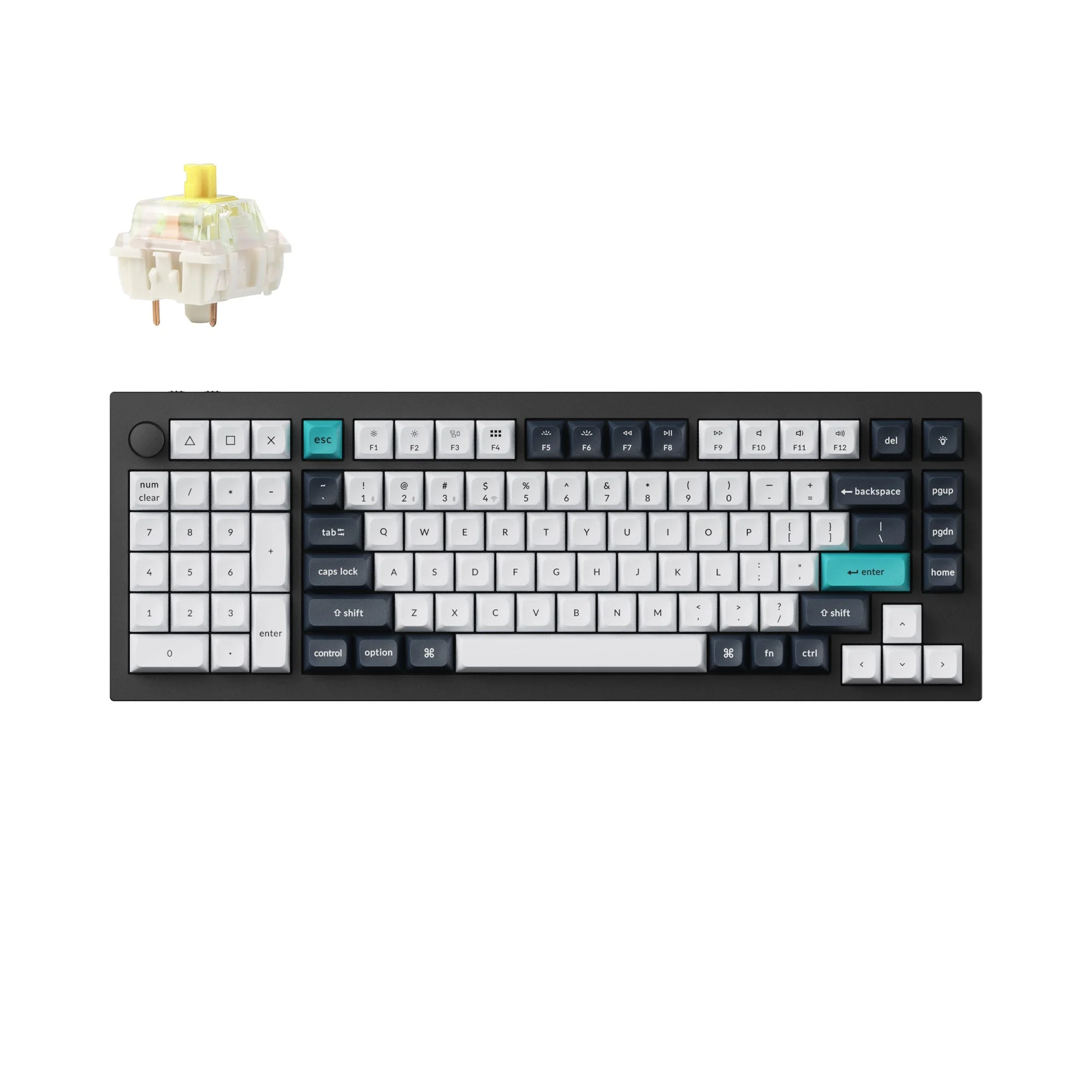 Keychron Q12 Max QMK/VIA Wireless Custom Mechanical Keyboard - Image 3
