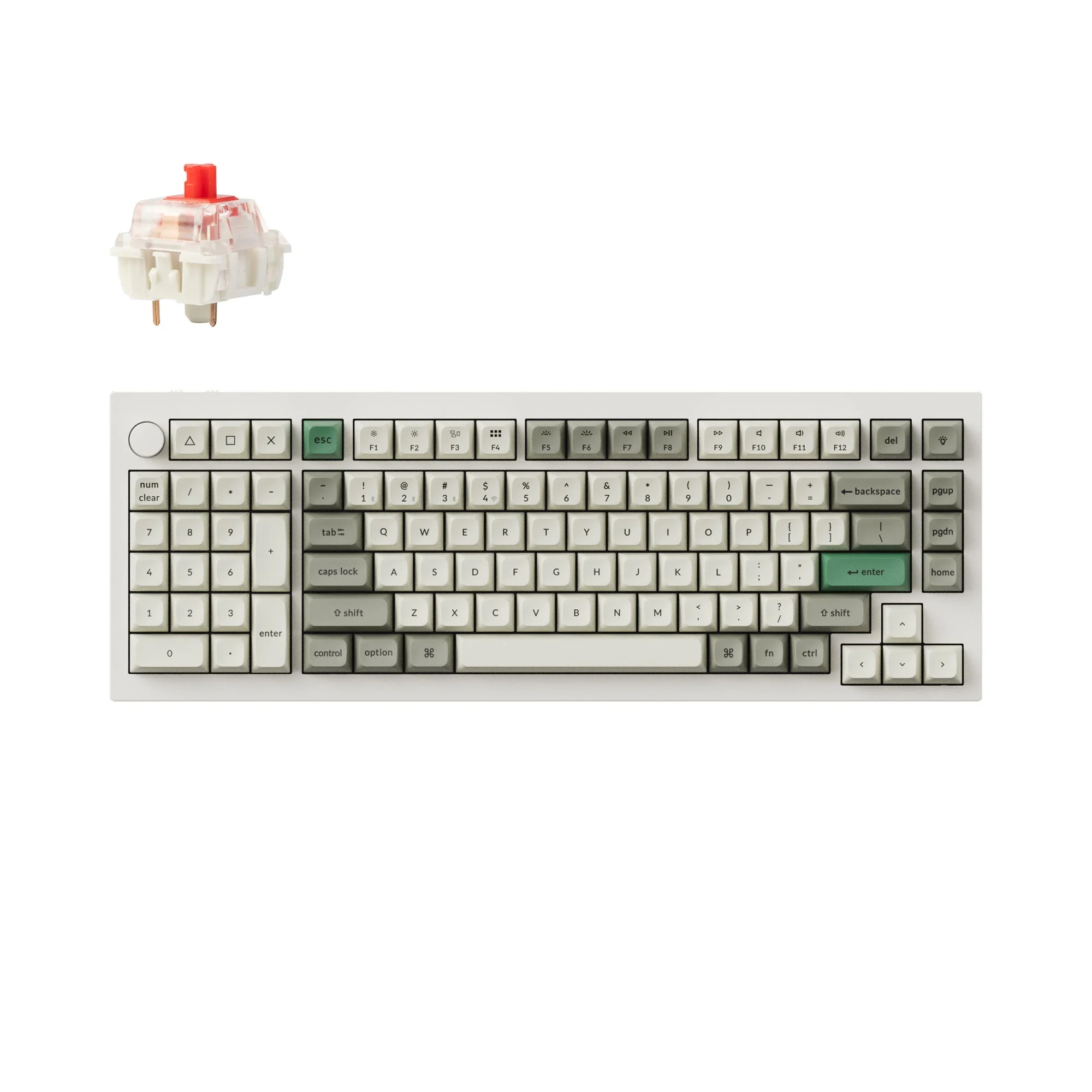 Keychron Q12 Max QMK/VIA Wireless Custom Mechanical Keyboard - Image 4