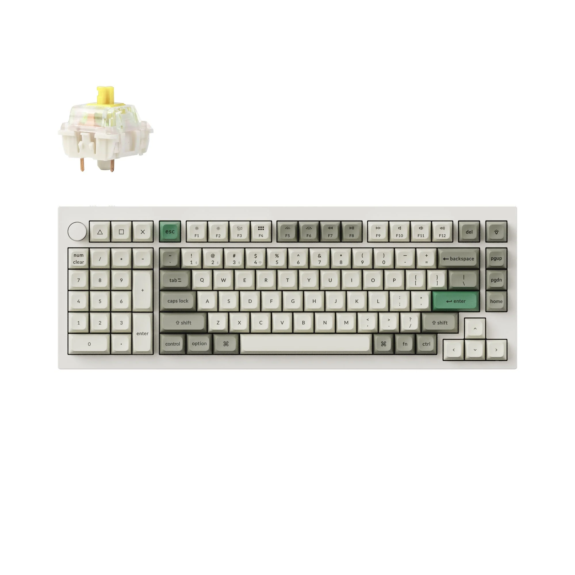 Keychron Q12 Max QMK/VIA Wireless Custom Mechanical Keyboard - Image 6