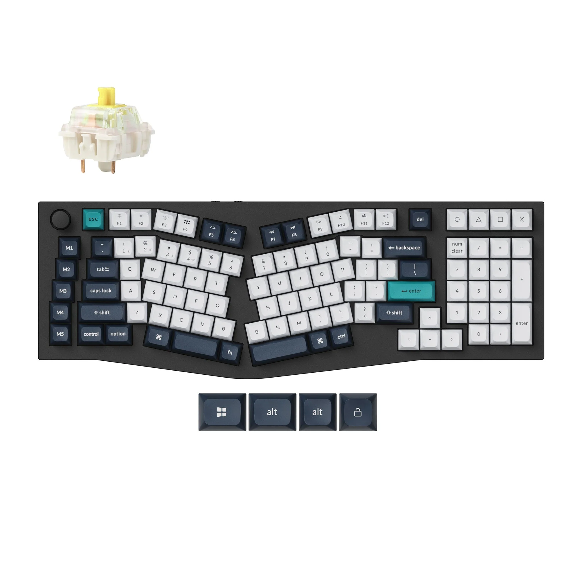Keychron Q13 Max (Alice Layout) QMK Wireless Custom Mechanical Keyboard - Image 3