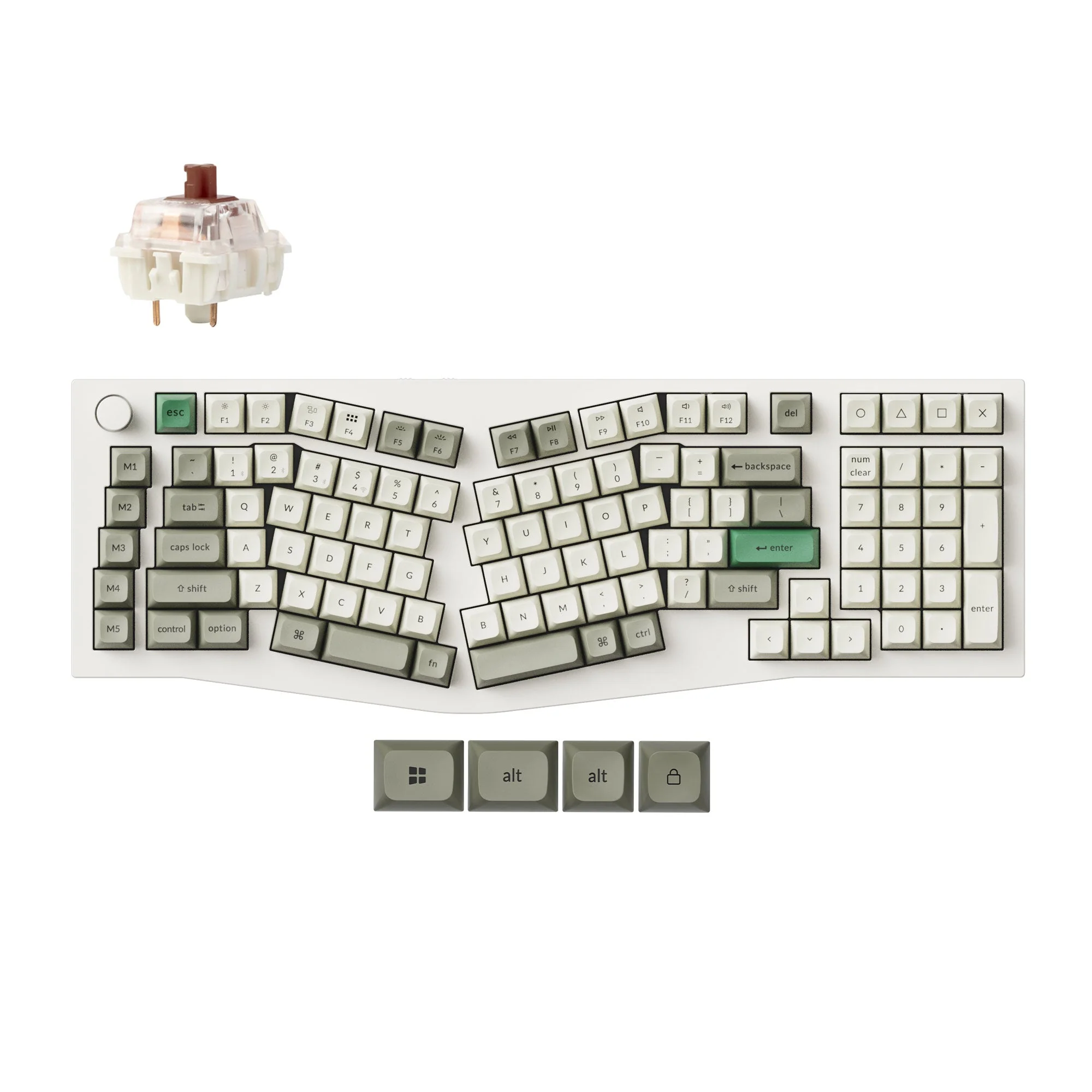 Keychron Q13 Max (Alice Layout) QMK Wireless Custom Mechanical Keyboard - Image 5