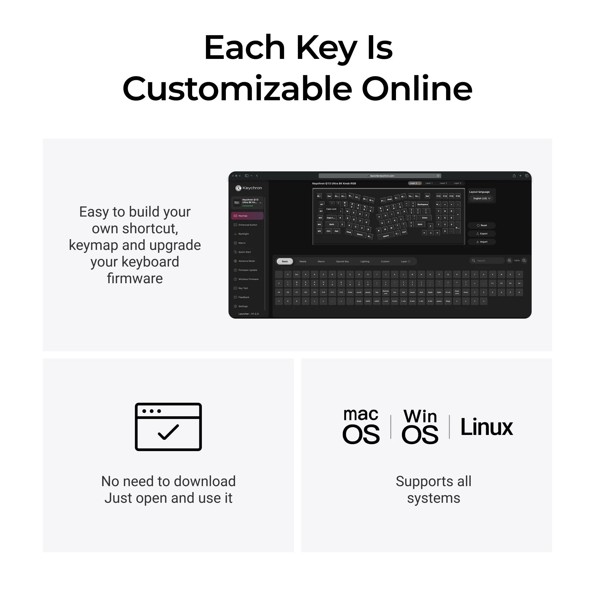 Keychron Q13 Ultra 8K Wireless Custom Mechanical Keyboard - Image 8