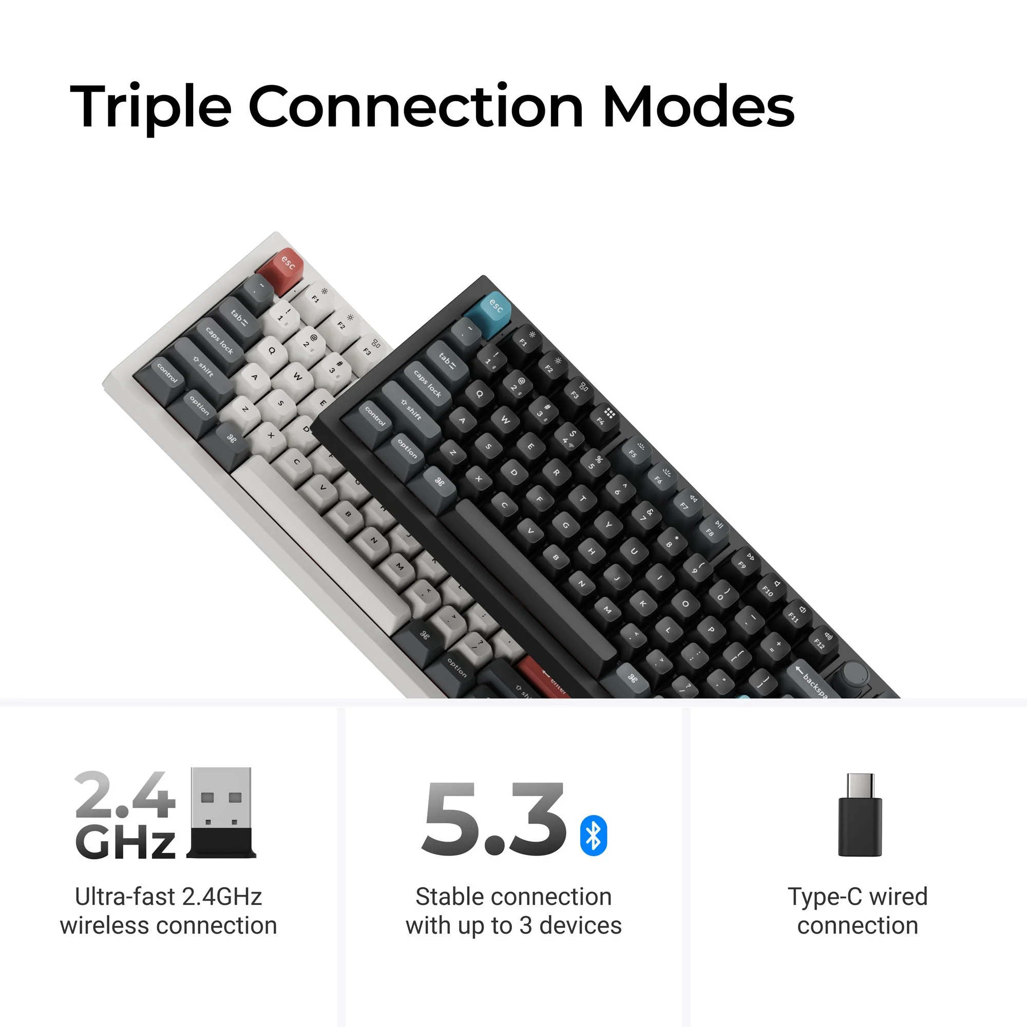 Keychron Q3 Ultra 8K Wireless Custom Mechanical Keyboard - Image 7