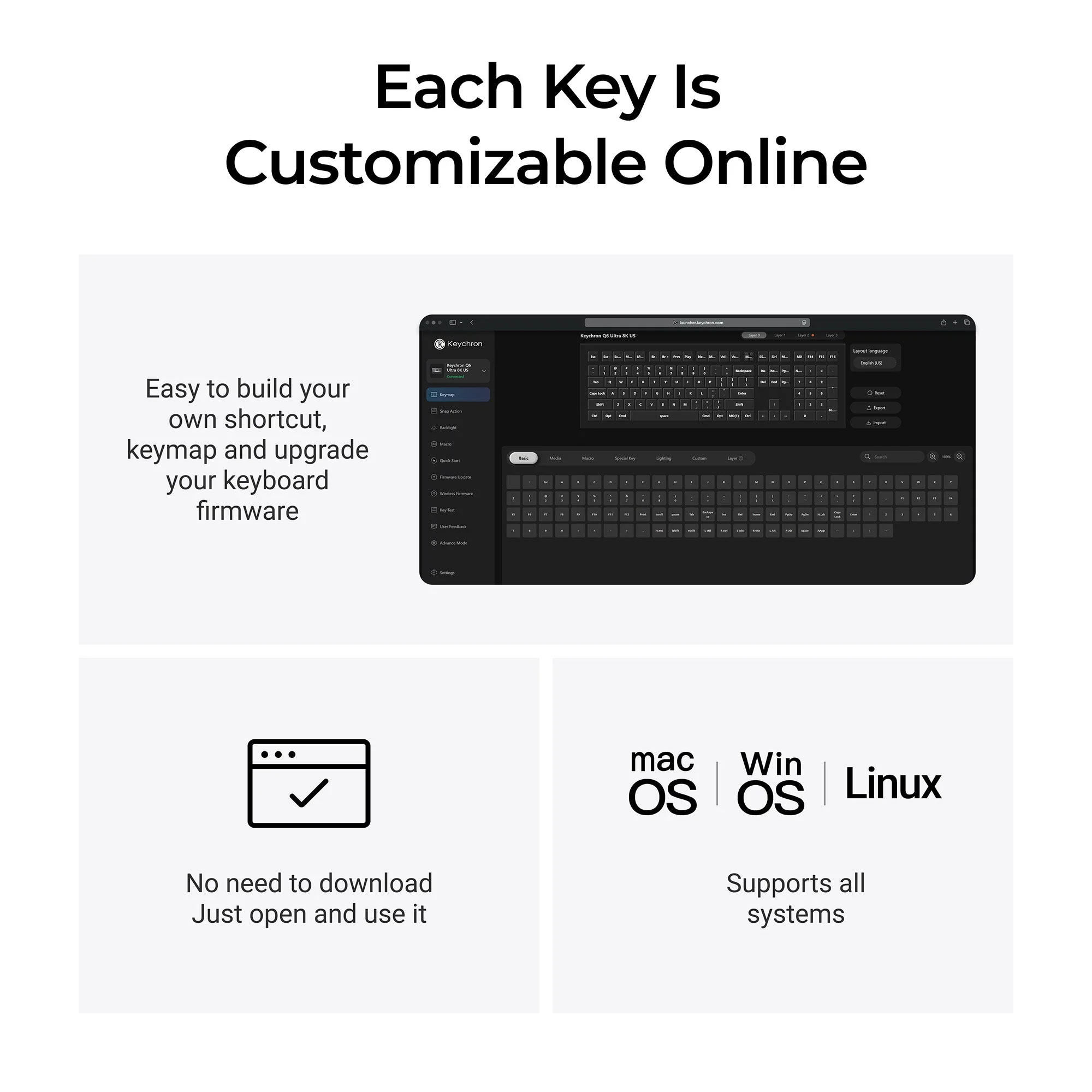 Keychron Q6 Ultra 8K Wireless Custom Mechanical Keyboard - Image 6