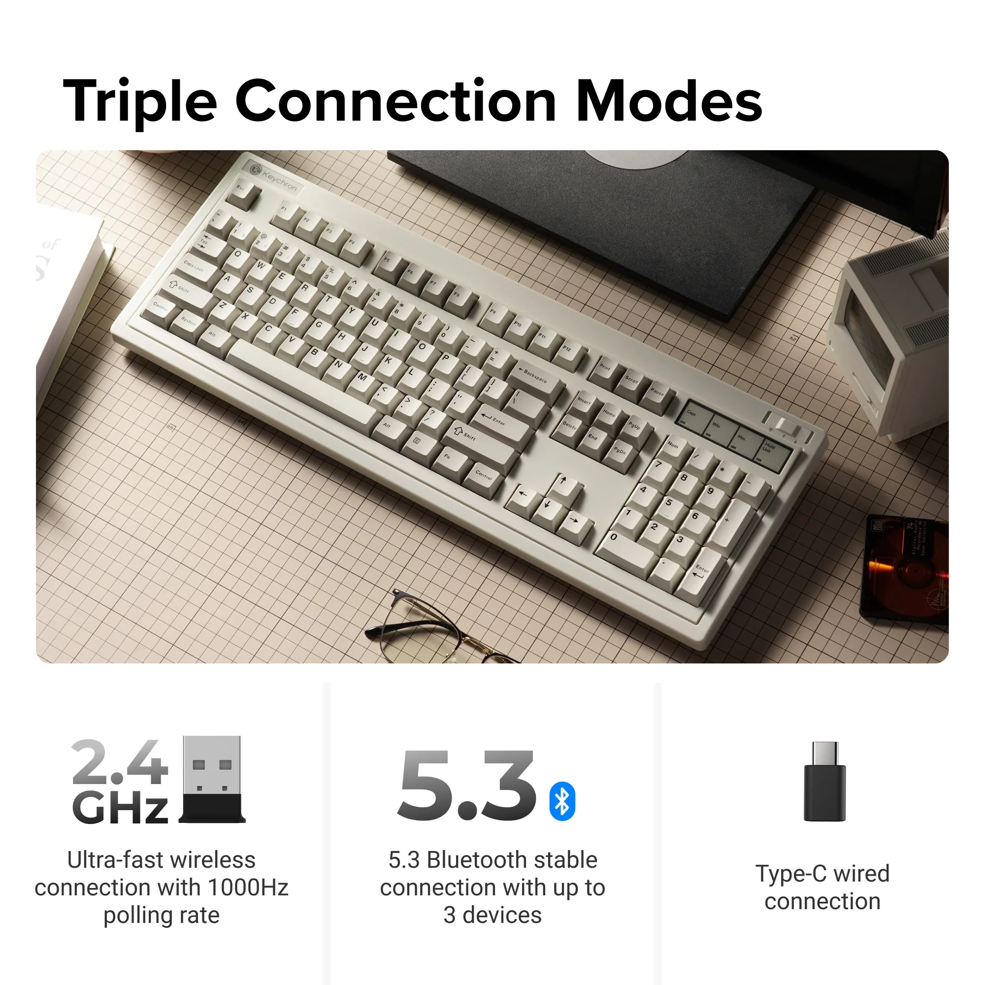 Keychron R6 QMK Wireless Mechanical Keyboard - Image 5