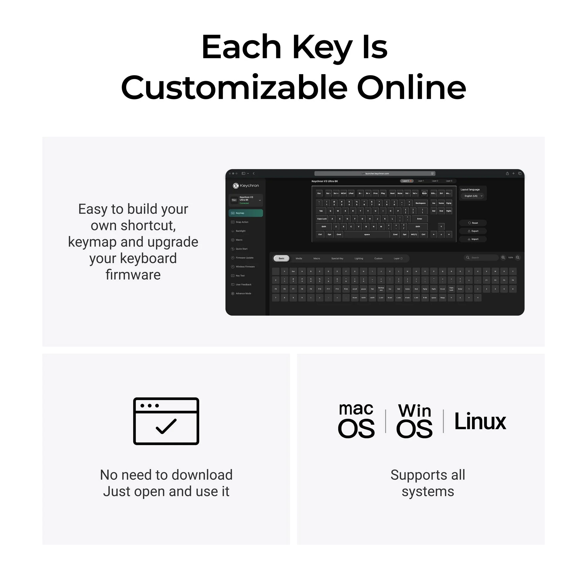 Keychron V3 Ultra 8K Wireless Custom Mechanical Keyboard - Image 7