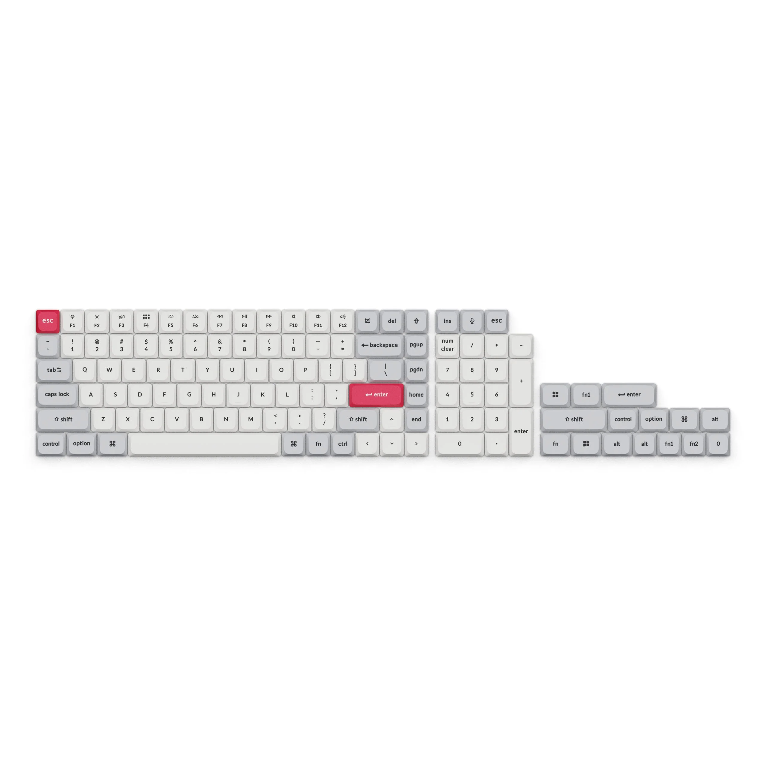 Low Profile Dye-Sub PBT LSA Full Set Keycap Set - Image 4
