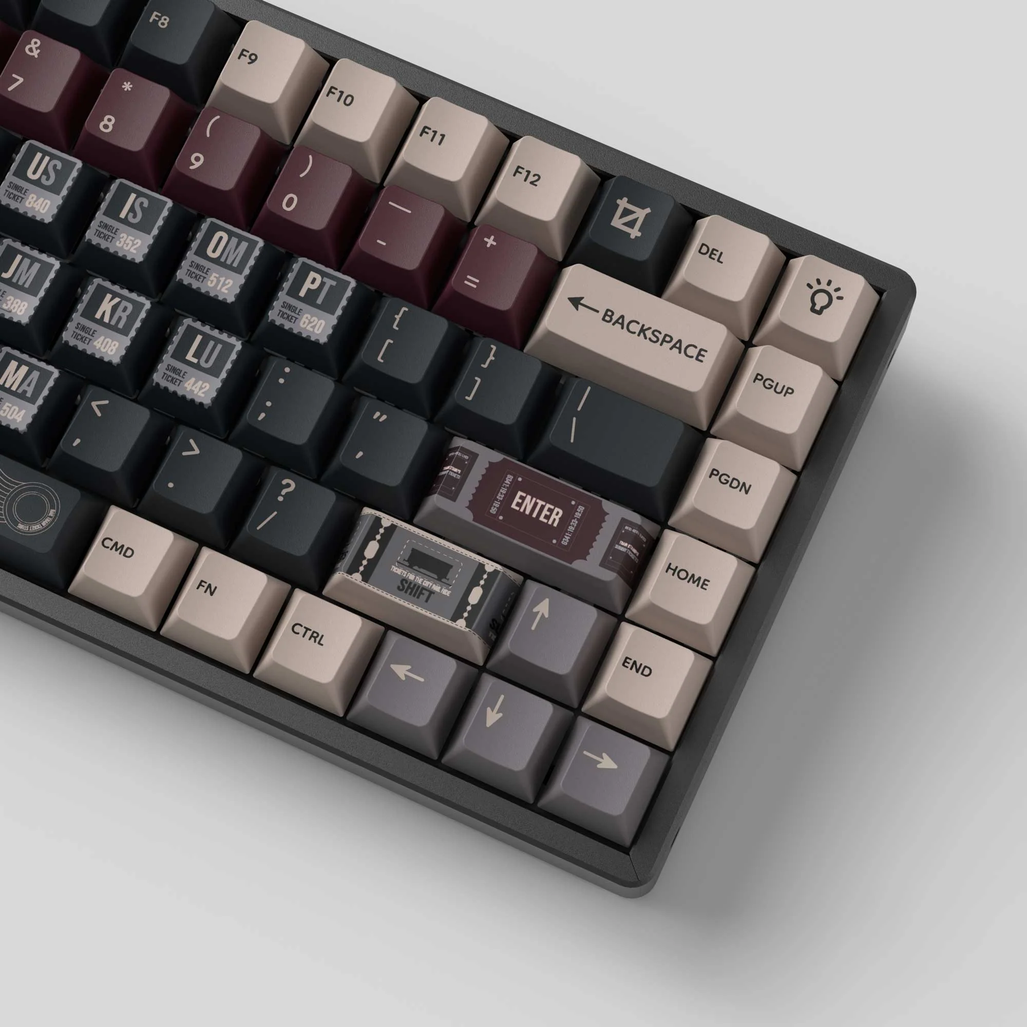 Keychron Vintage Stamp - Cherry Profile Dye-Sub PBT Full Keycap Set - Image 3